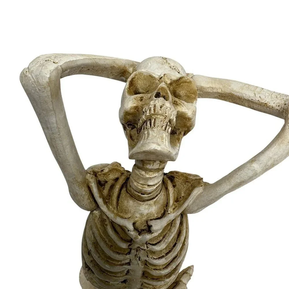Yoga Skeletons Statue Halloween Yoga Bone Figurine